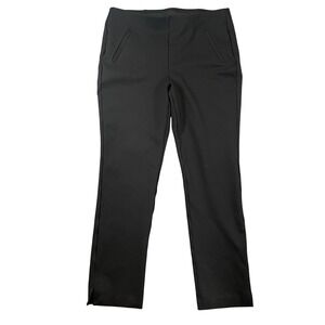 Chico's Women's Black Pull On Pants Size 10R (1.5R) Stretch Comfort Office